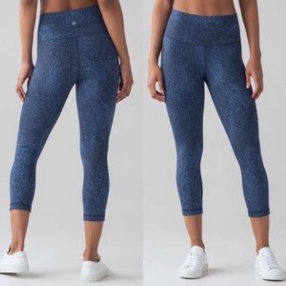 Lululemon Wunder Under Power Luxtreme Mineral Deposit Lunar Eclipse Leggings